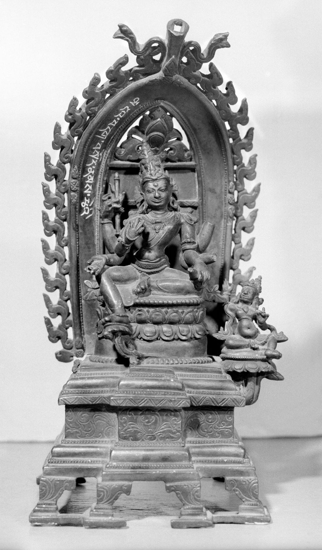 Bronze sculpture of Maitreya Bodhisattva, seated